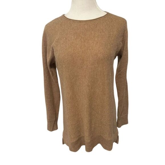 Halogen Camel Cashmere Blend Sweater Sz M - Picture 1 of 3